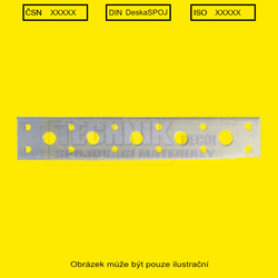 Deska spojovací 200x 90x3.0 perforovaná kombinovaná