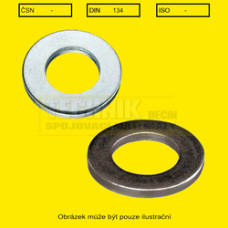 Podložka  6.4  A2          Din 134 se zvětšeným vnějším průměrem