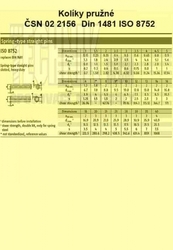 Kolík  2x10  A1-A2  2156  Din 1481 mat 1.4310