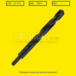 Vrták 14.0x160mm 221187  Din 338N  HSS válcová stopka stažená 13mm