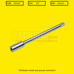 Nástavec závitníku M 4.5-M 8 prodloužený 110mm  Din 377 ČSN 241151