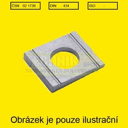 Podložka 22          1739  Din 434  U, I pro M 20