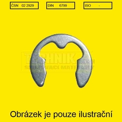 PK 19          2929  Din 6799  třmenový pro hřídel 20-31 mm