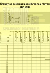 16x70  TZN          Din 6914 10.9 větší 6HR hlava  PEINER