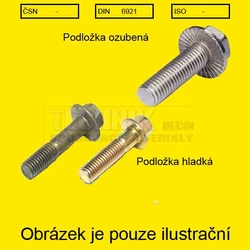 8x30  Zn          Din 6921  8.8  s podložkou ozubenou RIPP