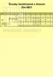 6x12  Zn          Din 6921  8.8  s podložkou hladkou