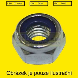 M 20  Zn          1492  8.8  ISO 7040  (Din 982-T3) HNĚDÁ Vysoká BRAUN INSERT RING