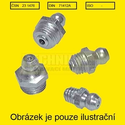 Maznice M 12x1.5  Zn          180°  231476  Din 71412A kulová