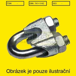 Svorka lanová  5.0mm  Zn  Din 741