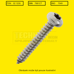 Šr.do plechu 4.2x   9.5  Zn          1235  Din 7981C TORX