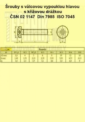 6x30  Zn          1147  Din  7985-Z