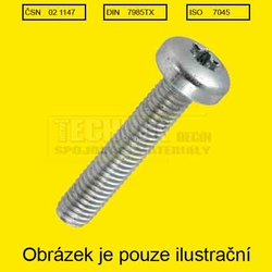 5x 6  Zn          1147  Din 7985  TORX