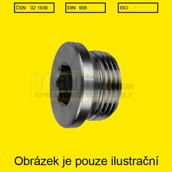 Zátka vypouštěcí G 1/4"  A4          1938  Din 908  válcová s vnitřním šestihr