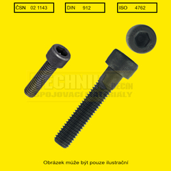 Imbus 1/2x1.1/2"          1143 12.9 BSW (12.7x38mm) - 12 závitů/1"  Din 912