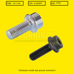 Imbus 10x35  Zn          1143 10.9  Din 912 s podložkou ozubenou RIPP