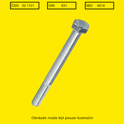 12x300  Zn          1101  8.8  Din 931