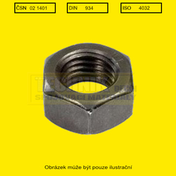 M  3/8"          1401  BSF Din 934 - (9.5mm) 20 závitů/1"