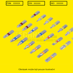 Hrot 20 TORX - 25mm bit 1/4 BAREVNÝ