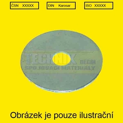 Podložka  8.4x30x1.5  Zn  karosářská