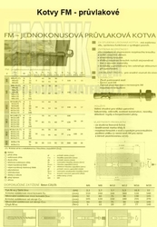 Kotva průvlaková FM 10x145  Zn M10/72