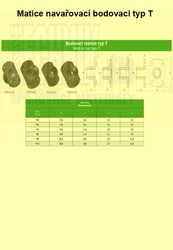 M  6x7.5  A2          Navařovací bodovací typ T Forma A   M6x11x7.3mm   (h=7.5mm)