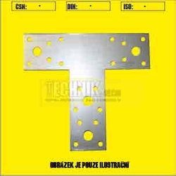 T kus perforace 160x98x45x2  Zn          T spojovač