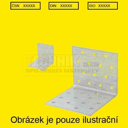 Úhelník  80x 80x 40x2.0 bez prolisu rovnostranný