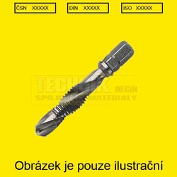 Vrták  4.0mm  se závitníkem - šestihran stopka 1/4