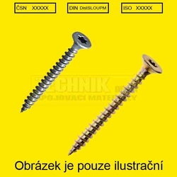 SD  5.0x 40          A2  universalní vrut TORX zápustná  celý závit